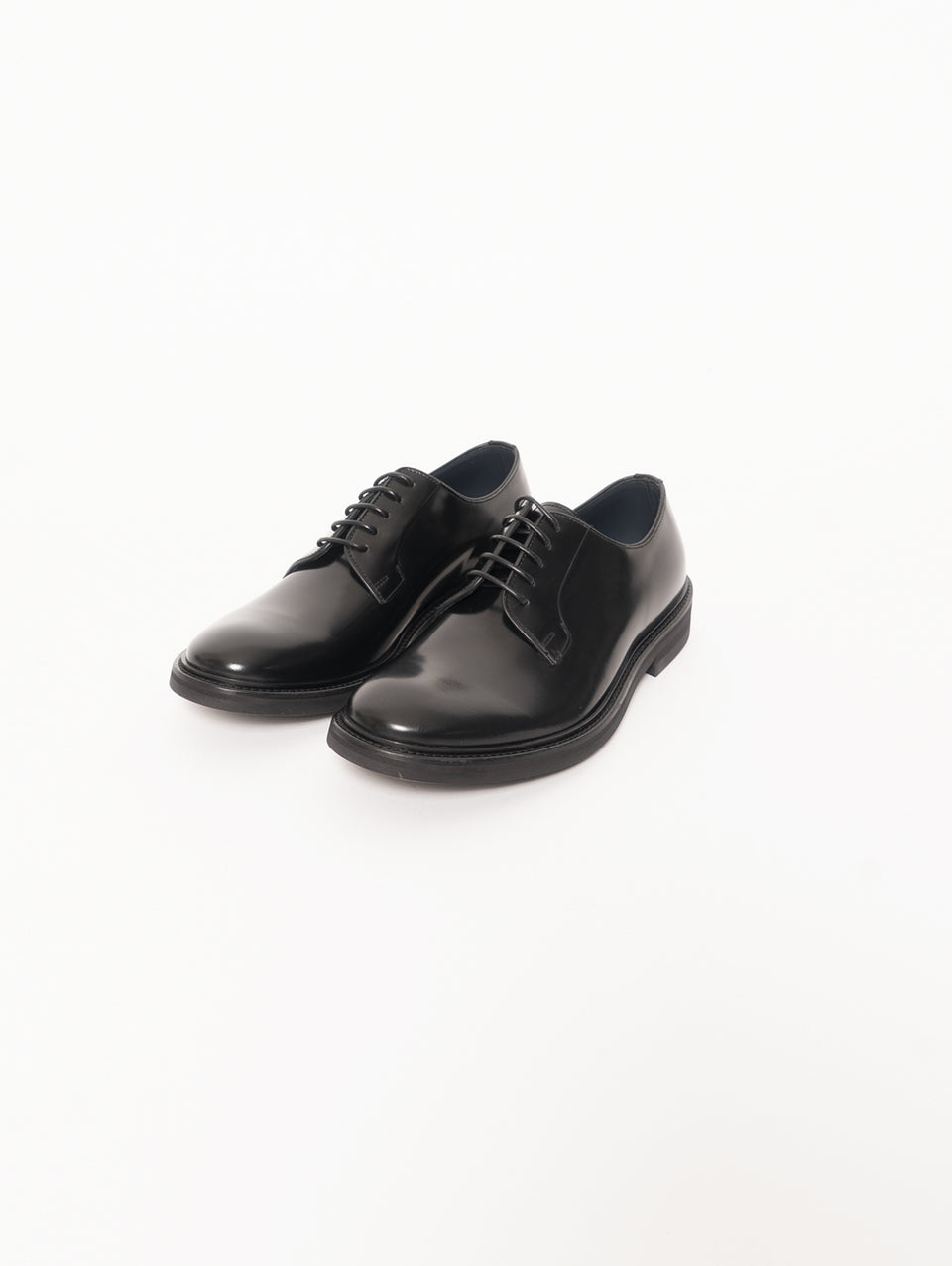 SEBOY'S Derby Classica con Suola in Gomma Nero Online