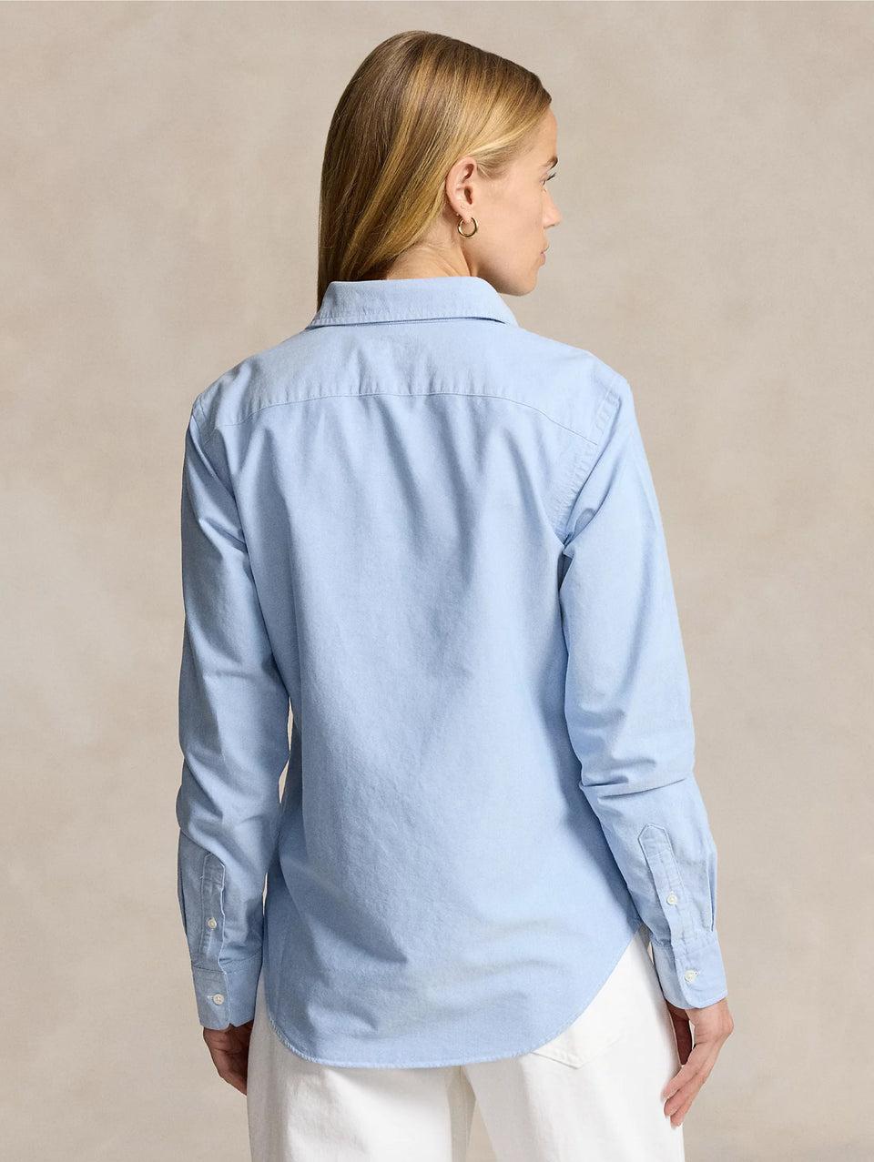 RALPH LAUREN Camicia Slim Fit in Oxford Blu Solo un giorno rimasto