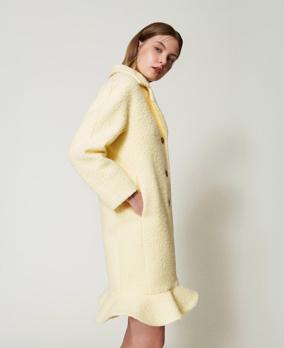 Twin Set Cappotto in panno arricciato ACQUISTA ORA