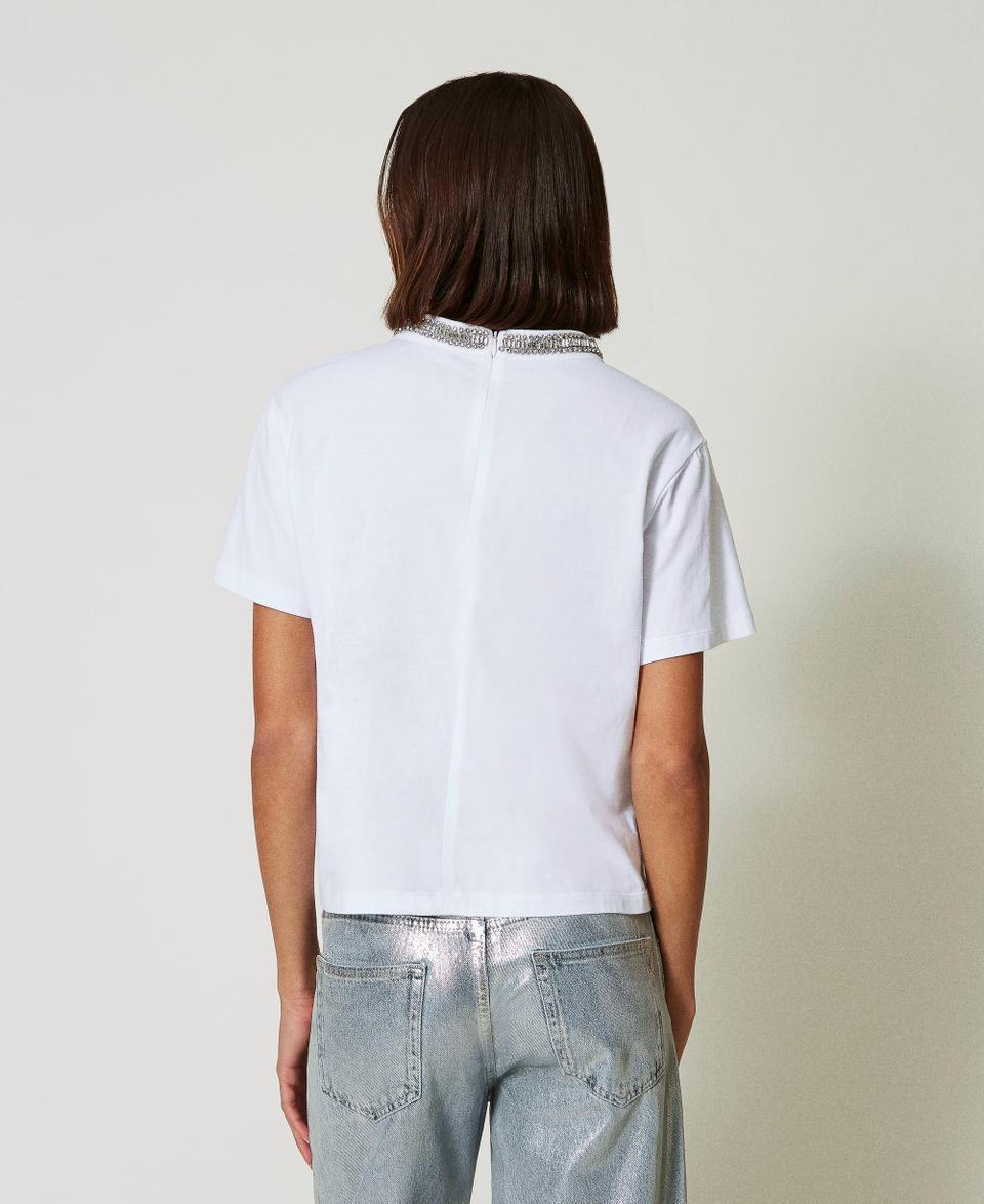 Twin Set T-shirt con ricamo a mano Fino al 50% di sconto
