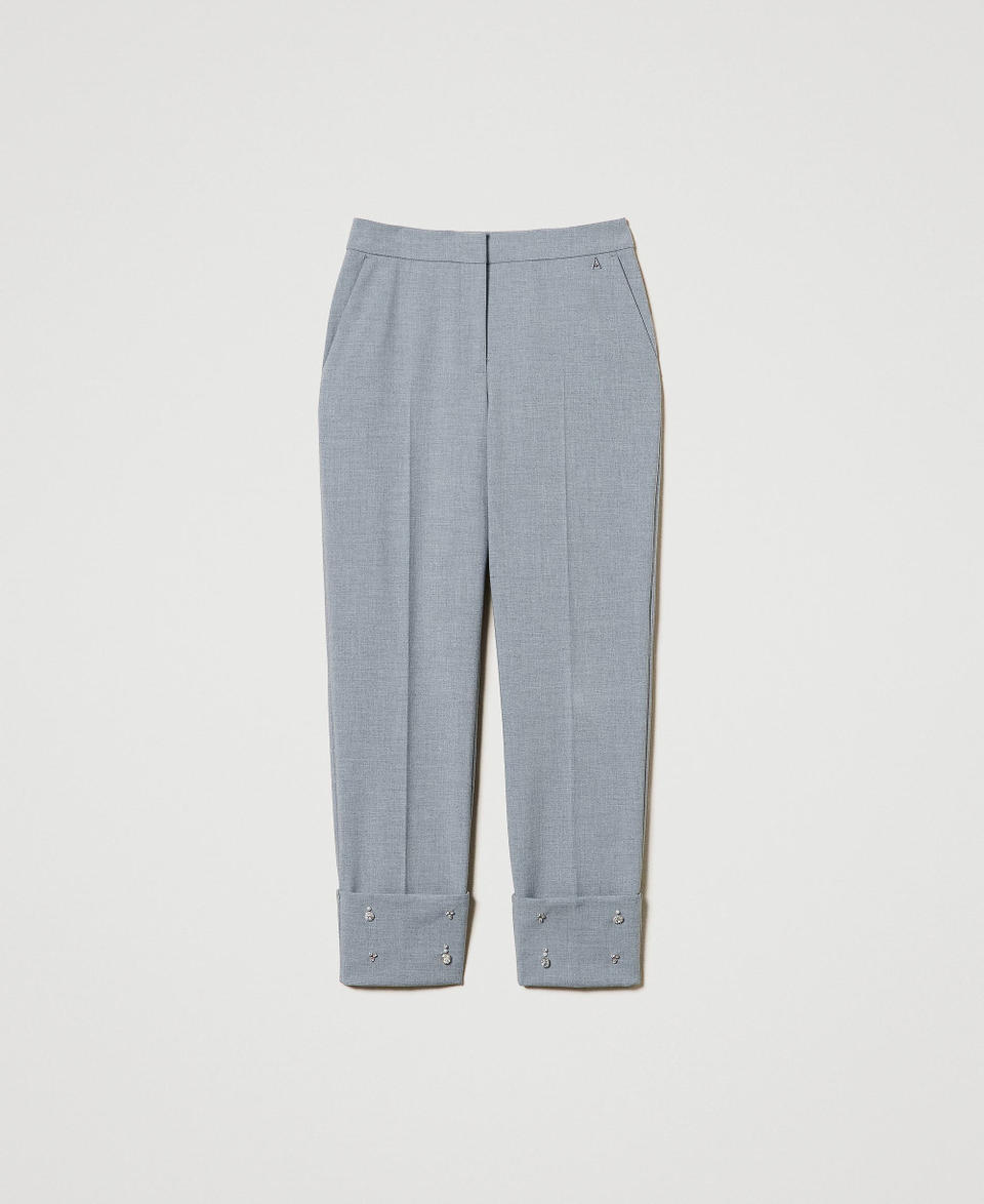 Twin Set Pantaloni con ricami a mano Only for today