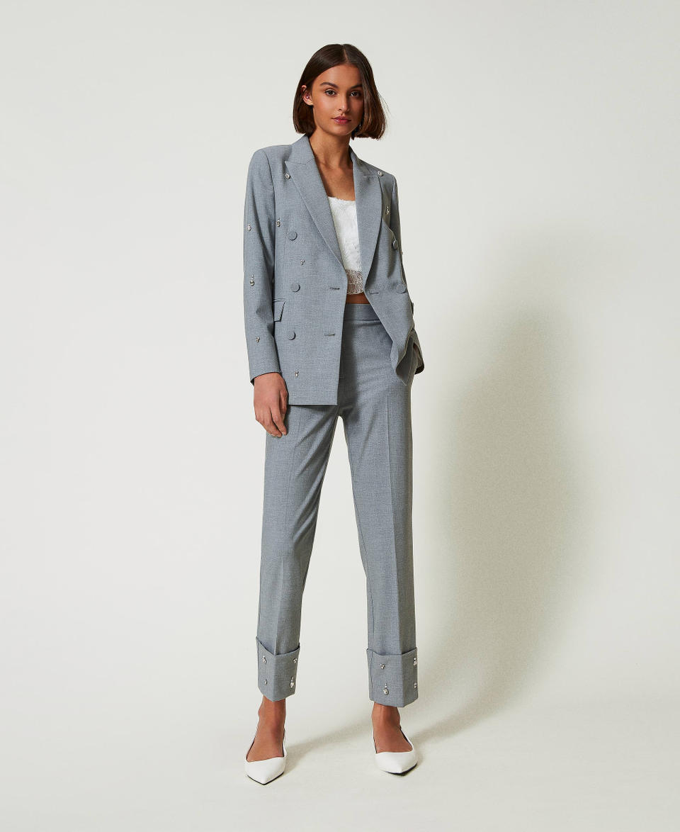 Twin Set Pantaloni con ricami a mano Only for today
