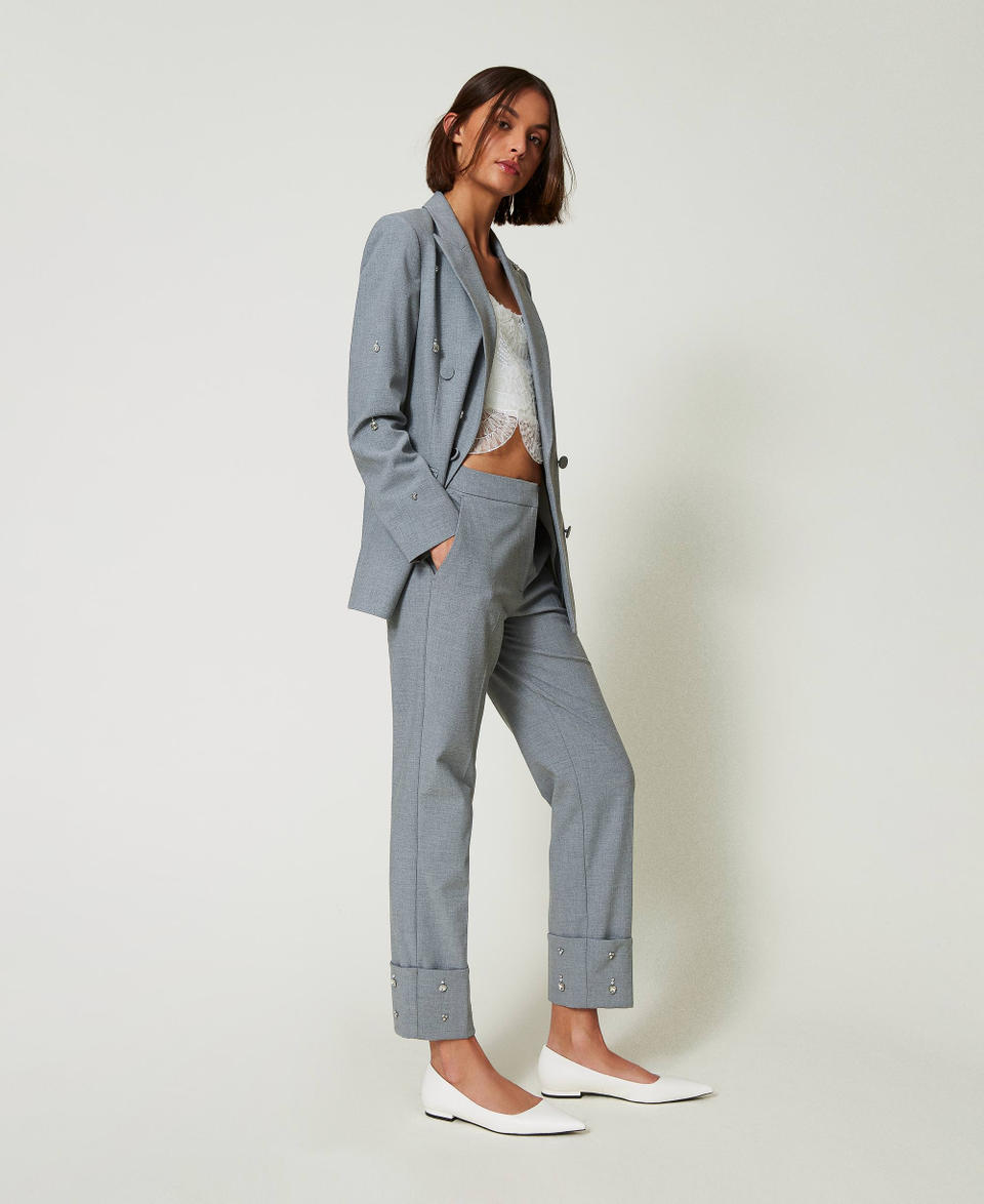 Twin Set Pantaloni con ricami a mano Only for today