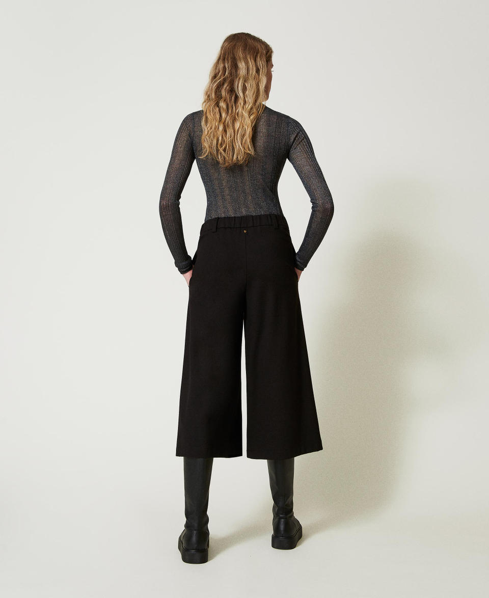 Twin Set Pantaloni cropped a vita alta Super sconto