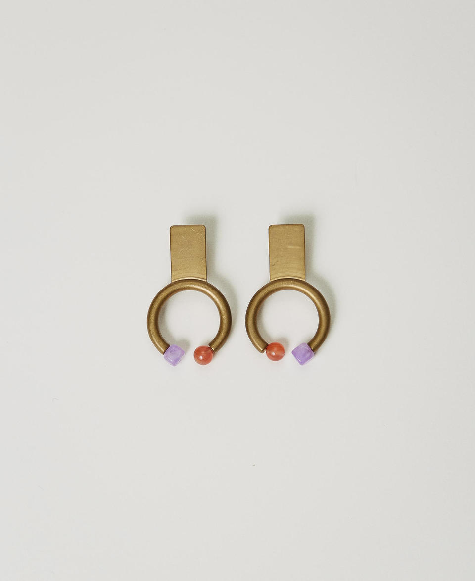 Twin Set Orecchino con cerchio e pietre Convenienza