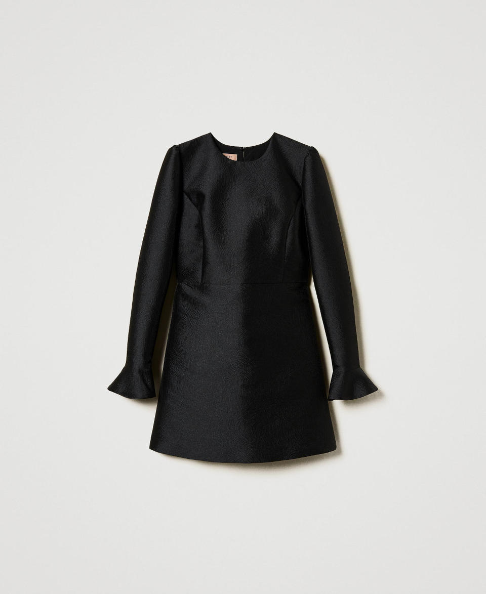 Twin Set Abito corto in broccato jacquard Fornitura limitata