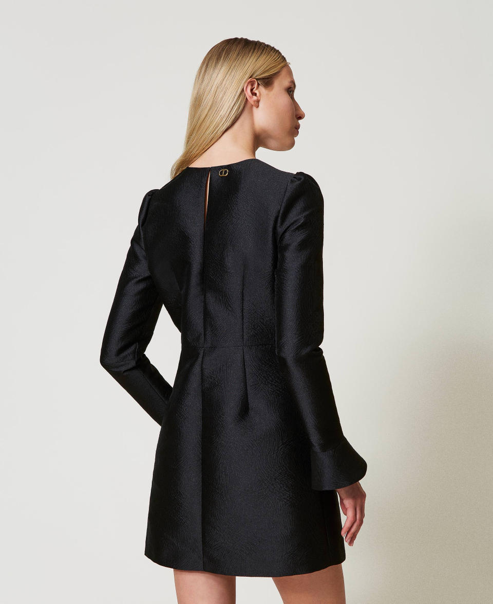 Twin Set Abito corto in broccato jacquard Fornitura limitata