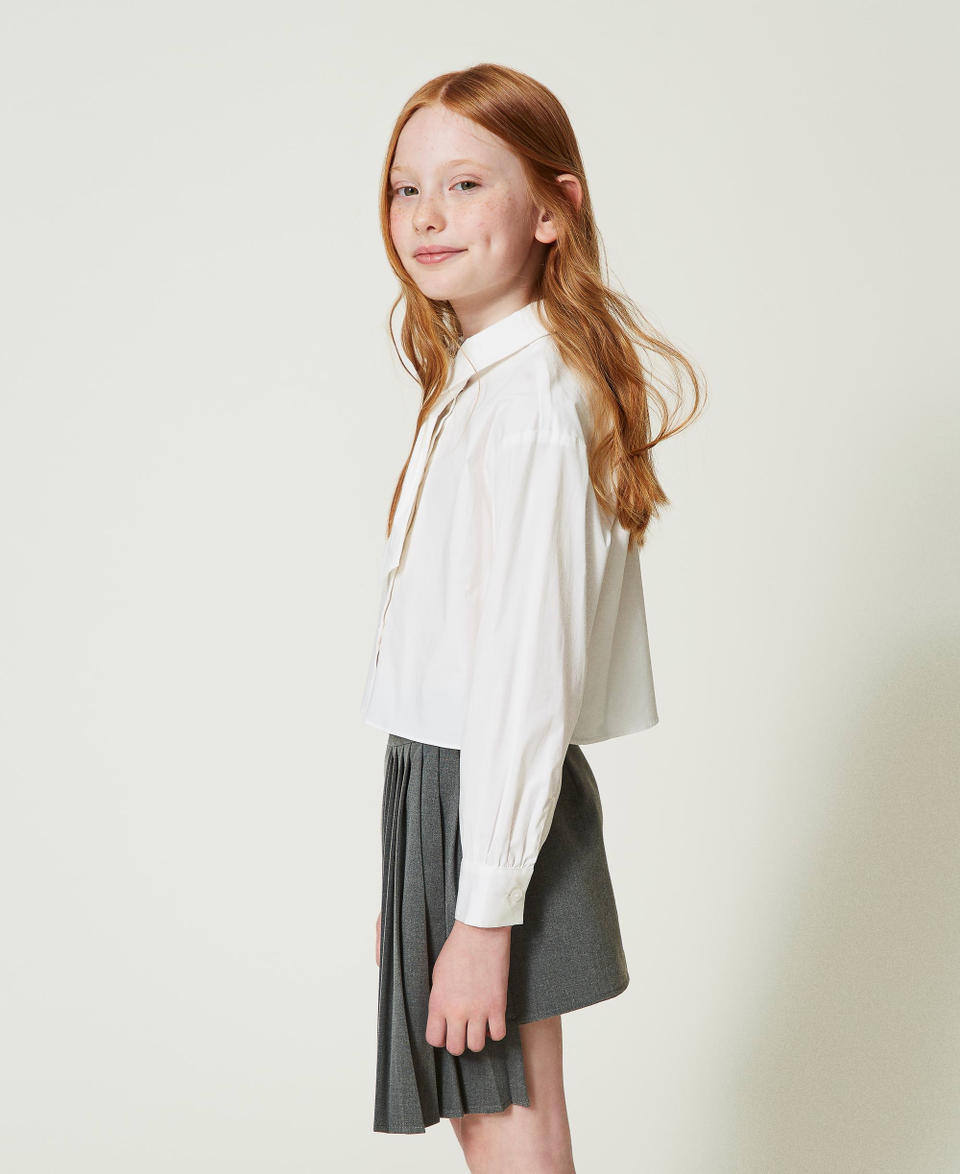 Twin Set Camicia in popeline con cravatta Offerta migliore
