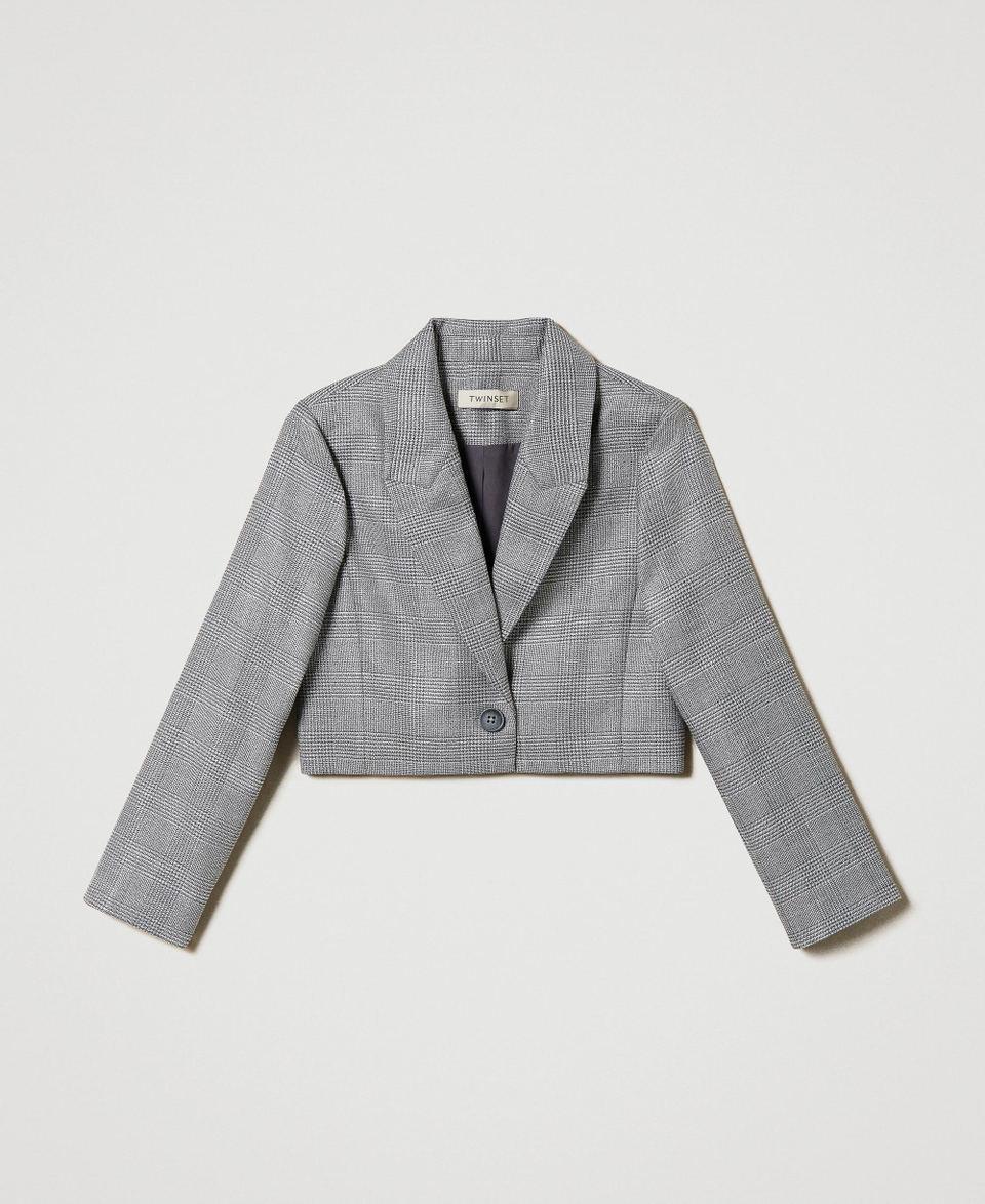 Twin Set Giacca spencer in principe di Galles Online Outlet