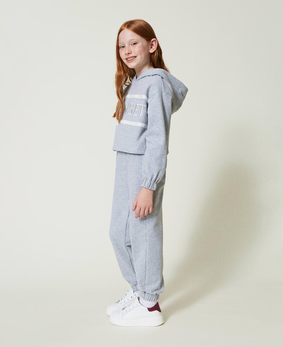 Twin Set Pantaloni joggers in felpa Grandi sconti