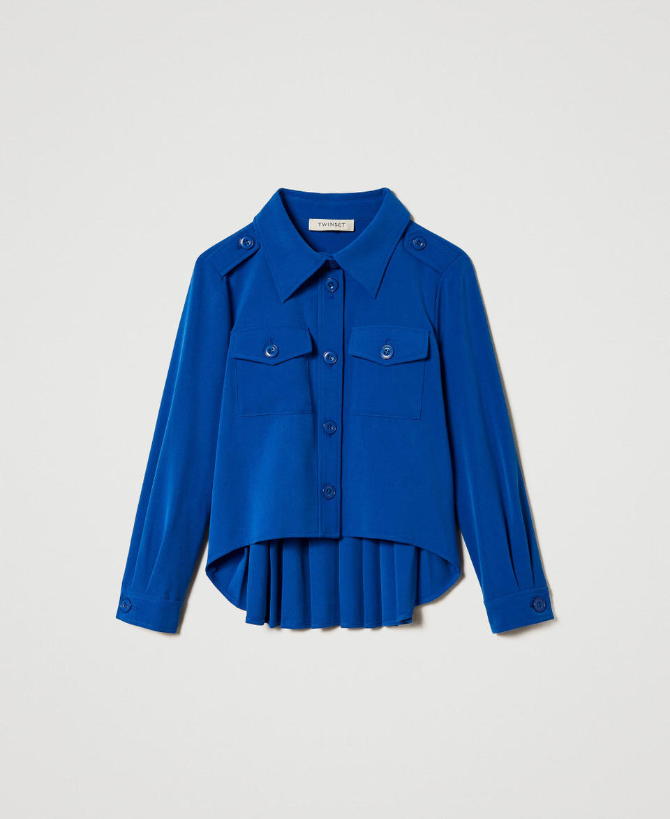 Twin Set Giacca overshirt in flanella Super Saving Price