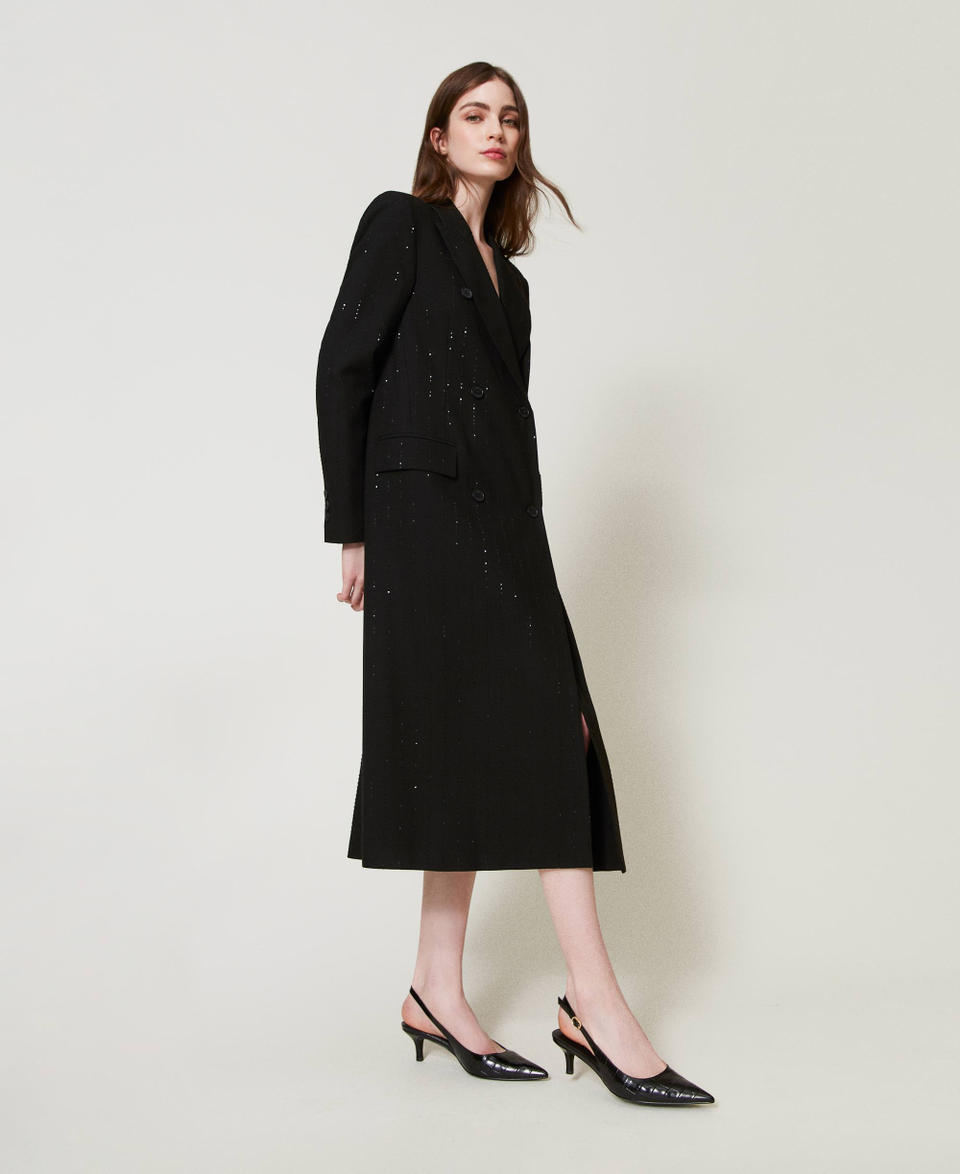 Twin Set Décolleté sling back a stampa cocco Offerta settimanale