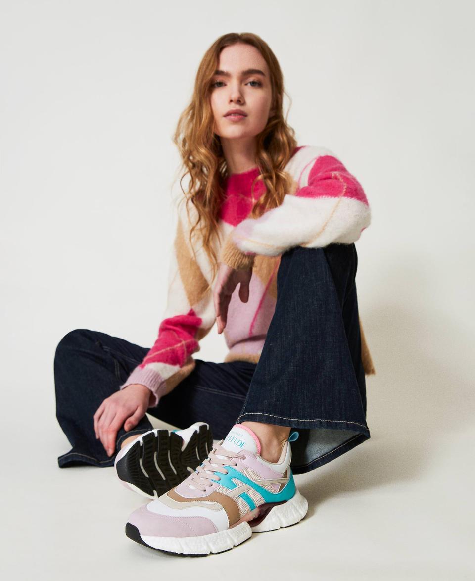 Twin Set Sneakers running color block ACQUISTA ORA