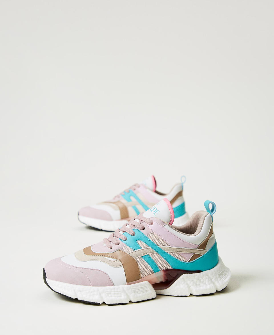 Twin Set Sneakers running color block ACQUISTA ORA