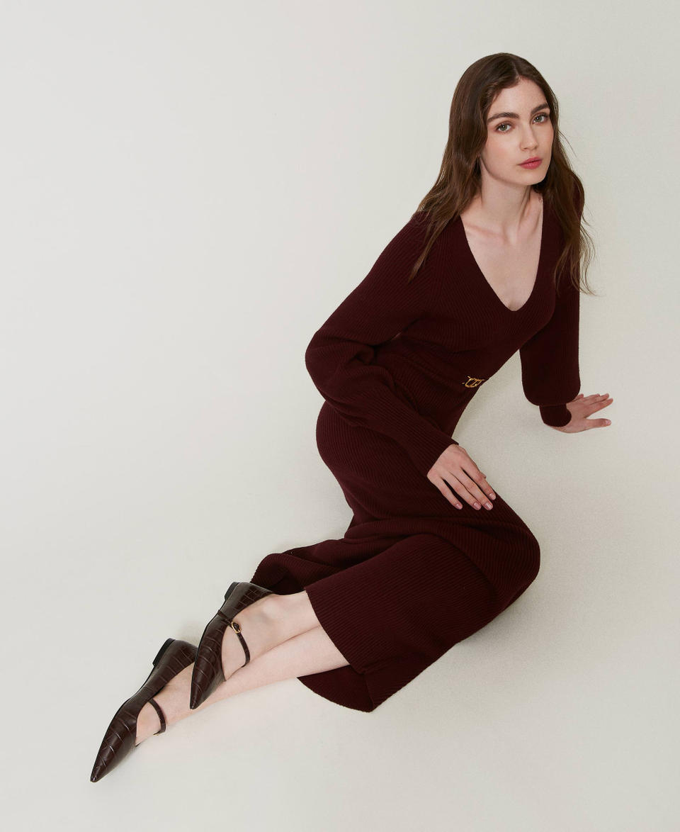 Twin Set Ballerina a stampa cocco Fino al 50% di sconto
