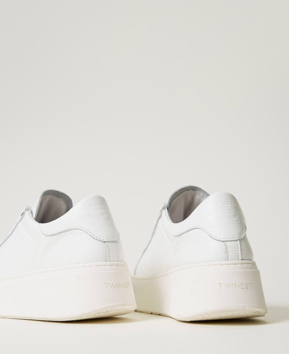 Twin Set Sneakers in pelle Sostegno trimestrale