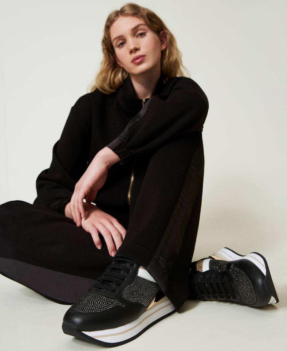 Twin Set Sneakers running con strass 50% di sconto per tempo limitato