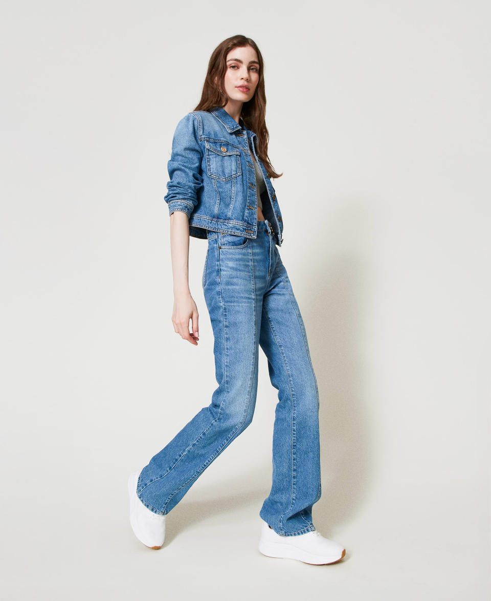 Twin Set Sneakers Fessura a righe con logo Nuovo