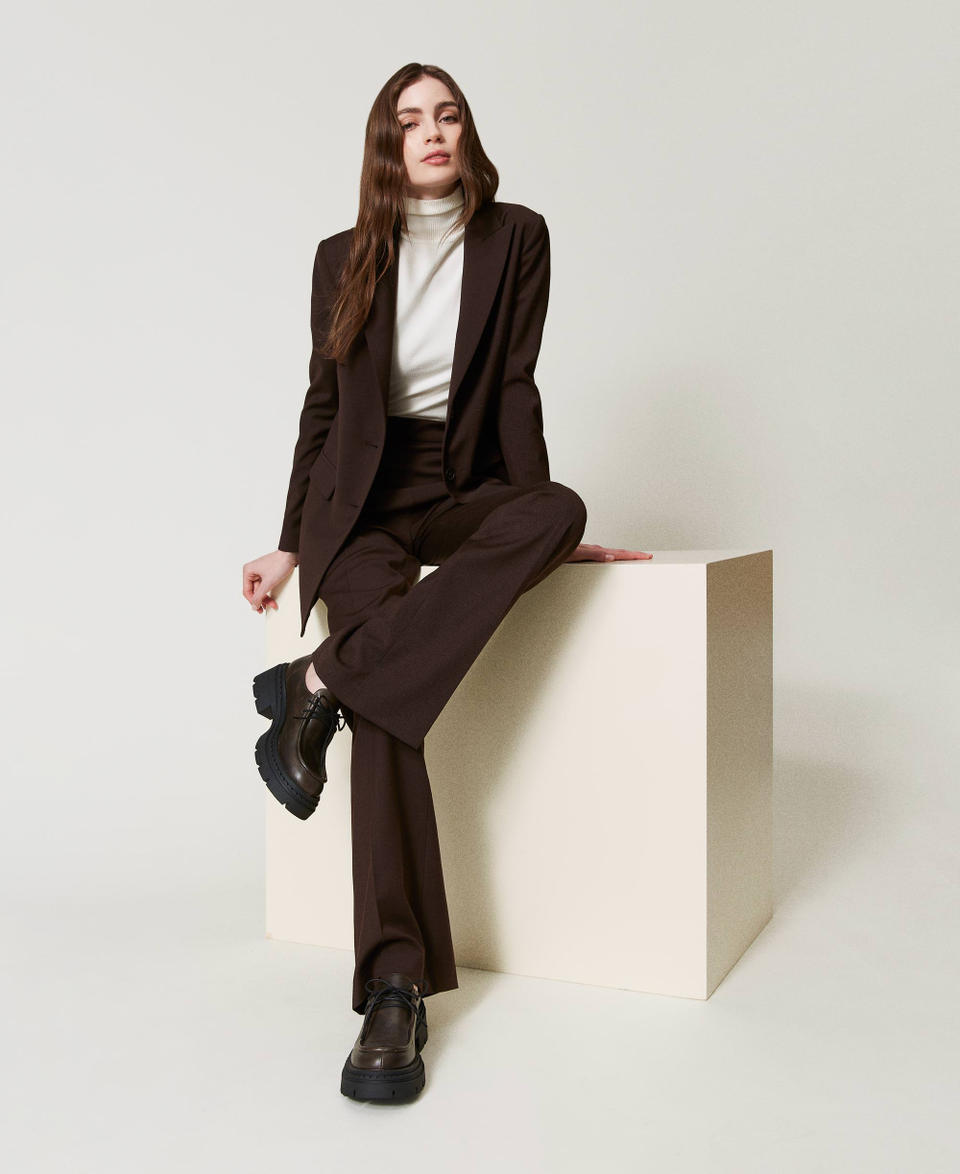Twin Set Scarpe stringate con Oval T Spedizione Gratuita