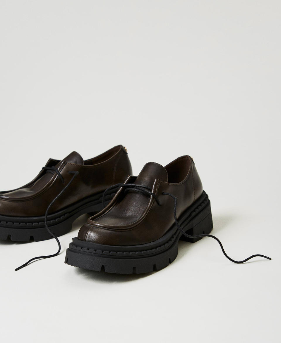 Twin Set Scarpe stringate con Oval T Spedizione Gratuita