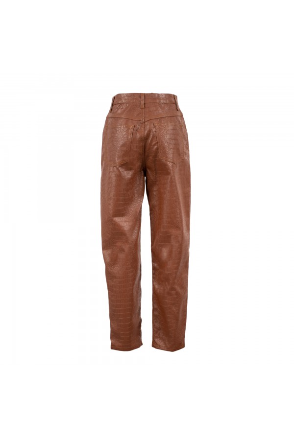 U R Ink JAVIERA 244W3Y9 PANTALONI CARAMELLO Consegna Veloce