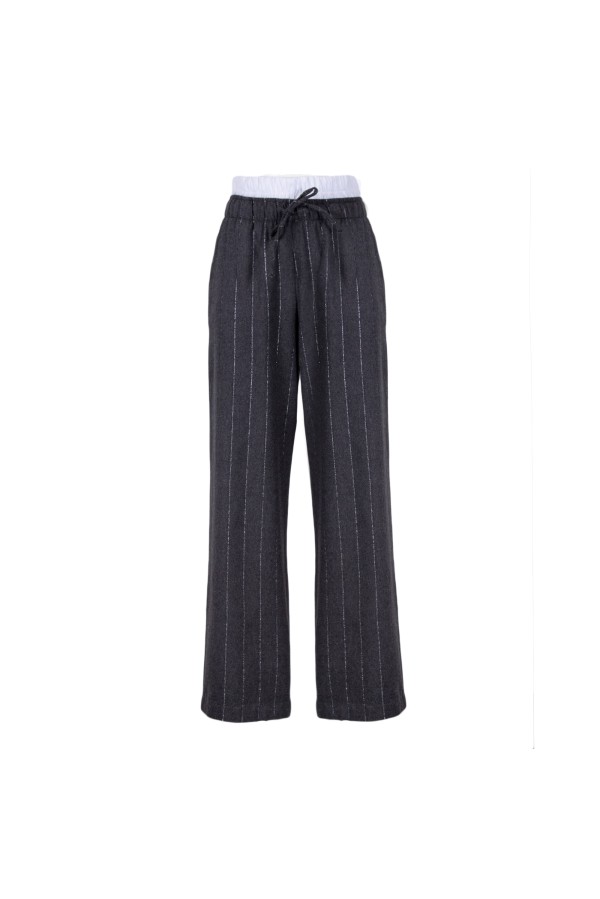 U R Ink MOA 244W42X PANTALONI GRIGIO Sconto