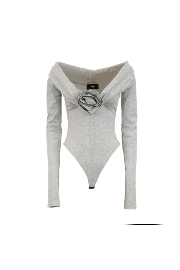 U R Ink MACKAI 154W44A TOP e BODY GRIGIO Vendita Calda