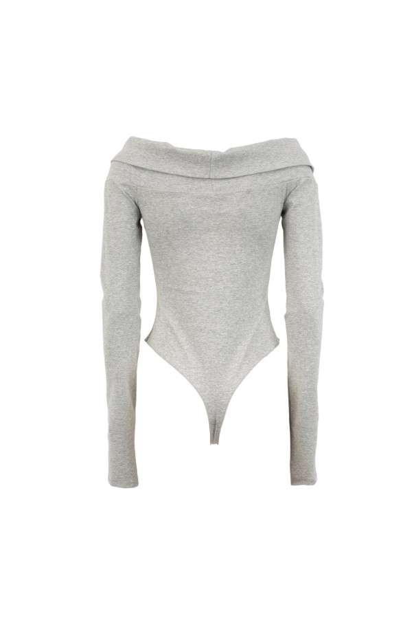 U R Ink MACKAI 154W44A TOP e BODY GRIGIO Vendita Calda