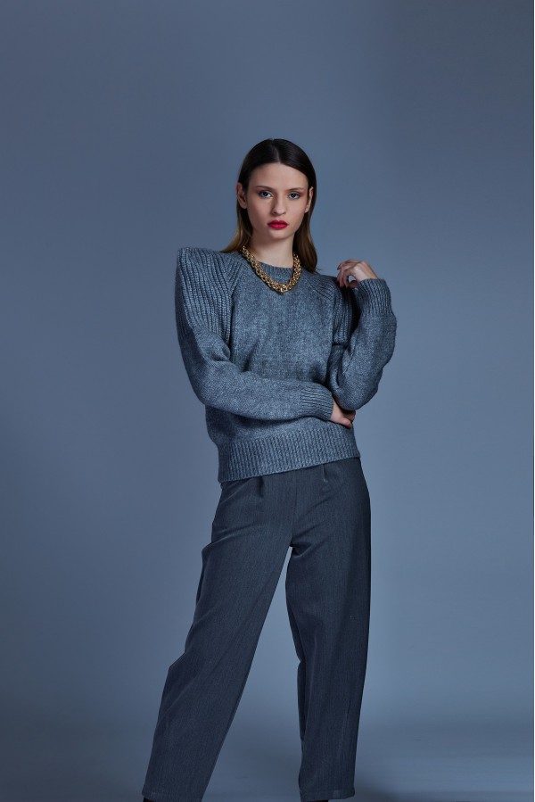 U R Ink OSANE244W24A PANTALONI GRIGIO Qualità Garantita