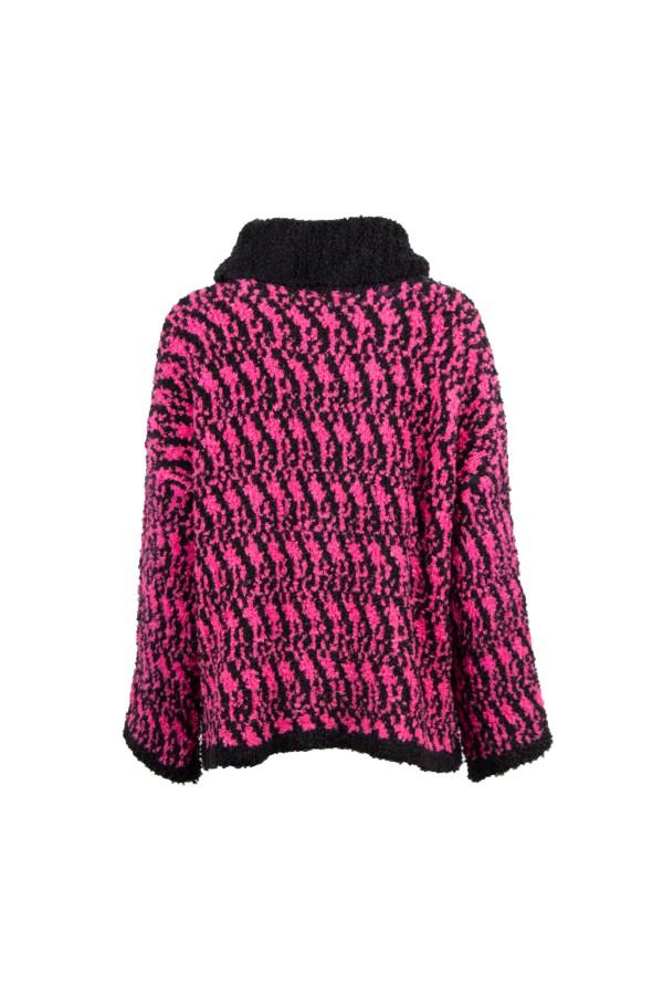 U R Ink RODAS 134W401 MAGLIERIA NERO/FUCSIA Vendita Economica