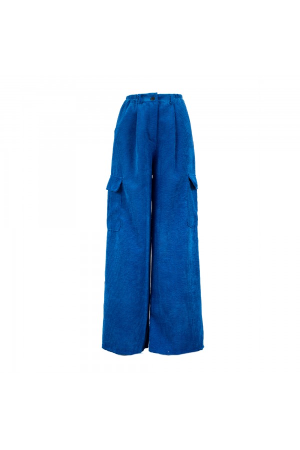 U R Ink PITALITO 244W3M0 PANTALONI BLU In Saldo