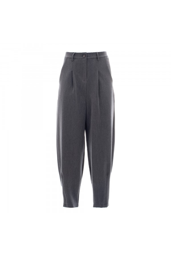 U R Ink OSANE 244W34A PANTALONI GRIGIO In Linea
