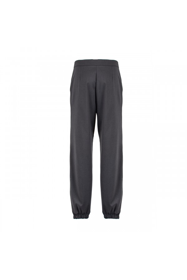 U R Ink OLYMPE 244W34A PANTALONI GRIGIO Qualità