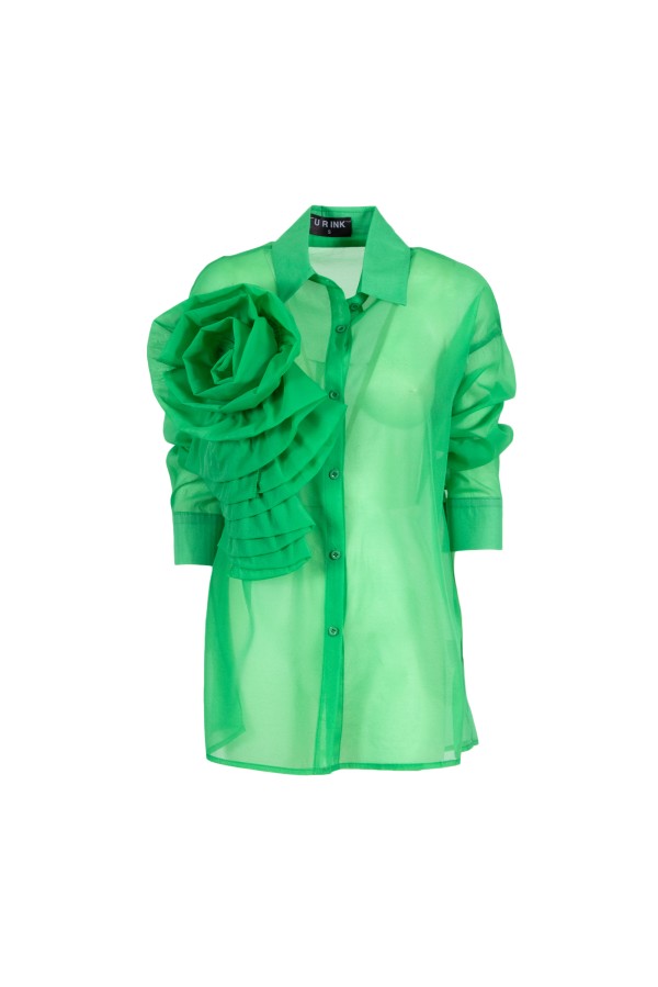 U R Ink EIVISSA 254W4F2 CAMICIE e BLUSE VERDE Qualità Garantita