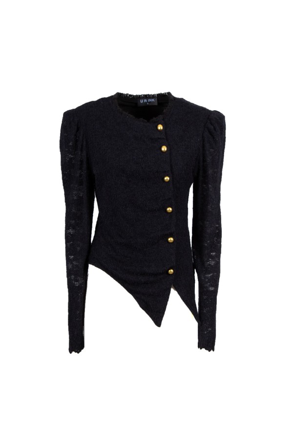 U R Ink HERRADURA 134W4D6 CAMICIE e BLUSE NERO Economico
