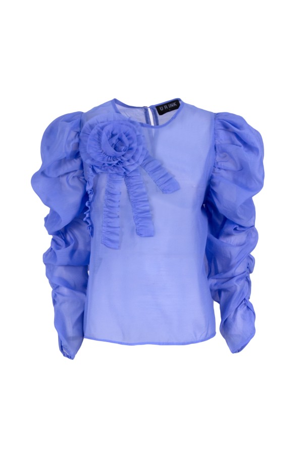 U R Ink LA SAVINA 234W4G0 CAMICIE e BLUSE CELESTE Negozio