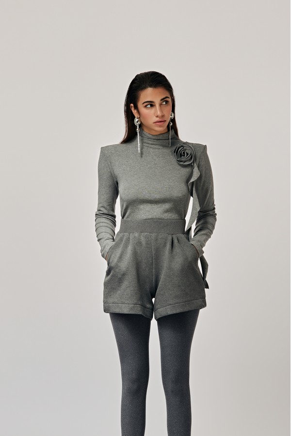 U R Ink BELCHITE 234W44A CAMICIE e BLUSE GRIGIO Moda