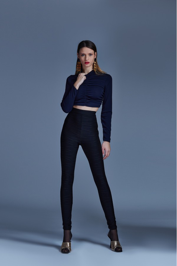 U R Ink MARTOS514W2D6 PANTALONI NERO Italia