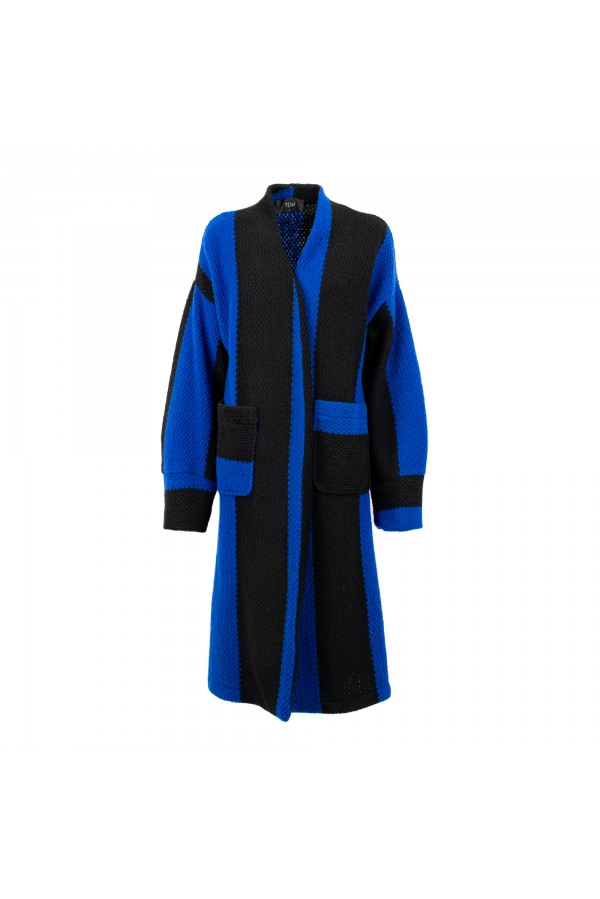 U R Ink LIVERPOOL 727W3Z3 CAPPOTTI BLU-NERO Sconto
