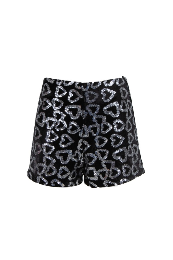 U R Ink BETLEM 094W432 SHORTS NERO-ARGENTO Nuova
