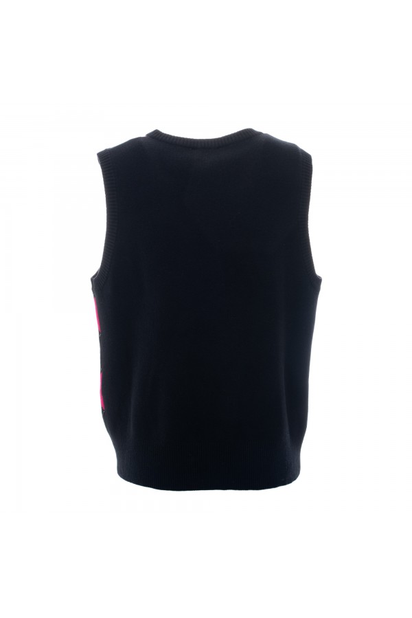 U R Ink MEXICALI484W22A TOP e BODY NERO/MAGENTA Comprare a buon mercato
