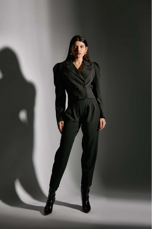 U R Ink MELANIA054W1A4 PANTALONI BLACK Offerta esclusiva