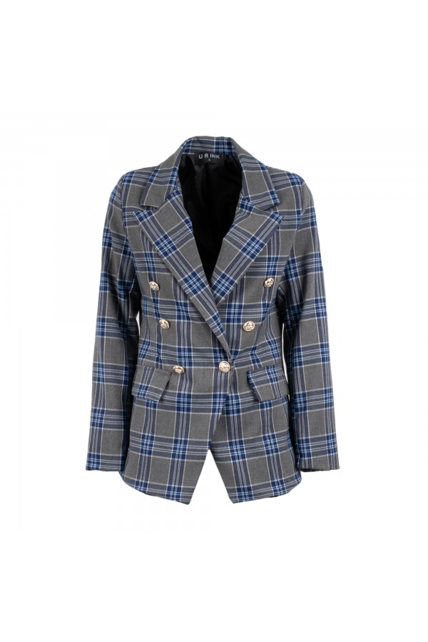 U R Ink LAUREL 404W3L4 GIACCHE CHECK Offerta Giorno del Papà