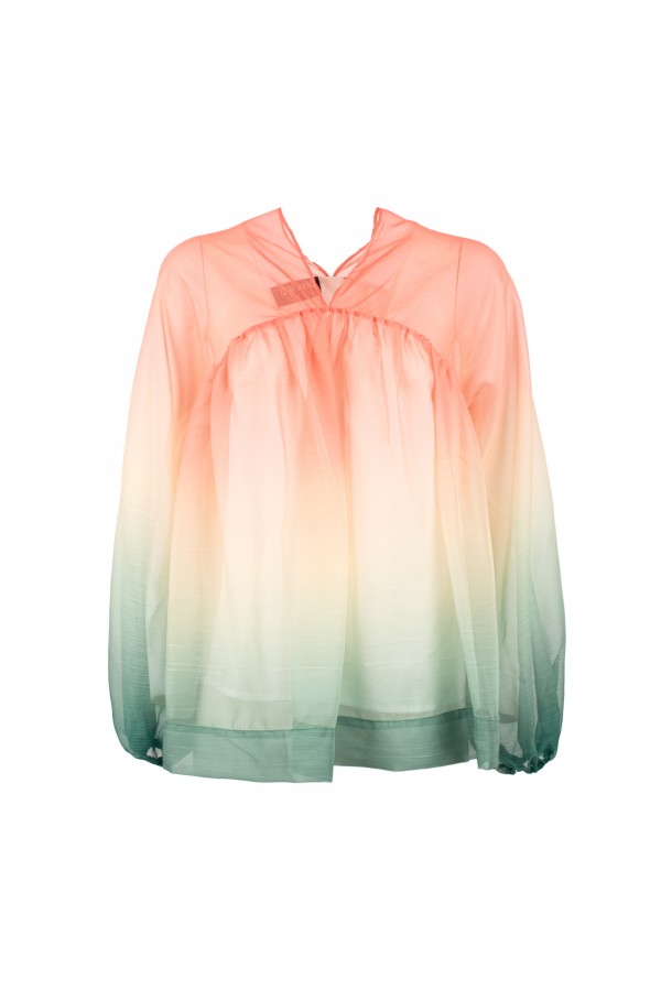 U R Ink SUCRE234S39F CAMICIE e BLUSE ROSA-VERDE Limitato a 3 giorni