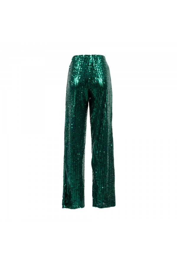 U R Ink ALTE 244W3F2 PANTALONI VERDE Sconto