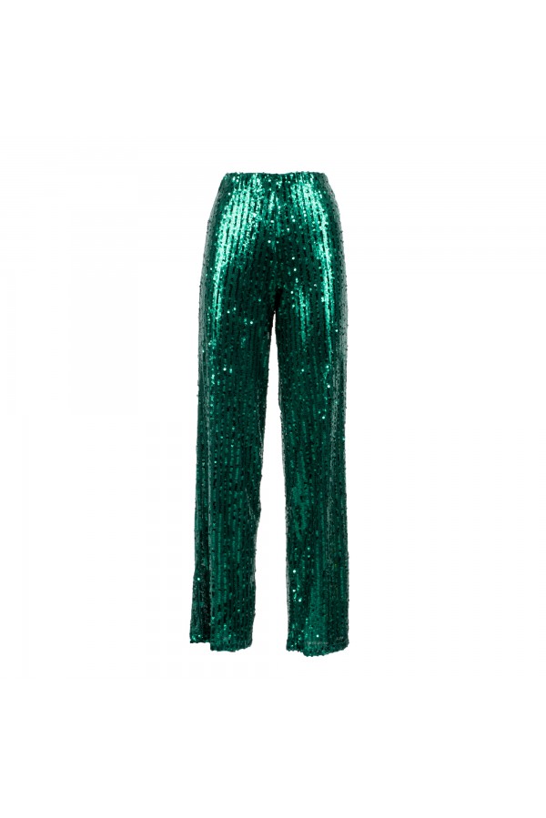 U R Ink ALTE 244W3F2 PANTALONI VERDE Sconto