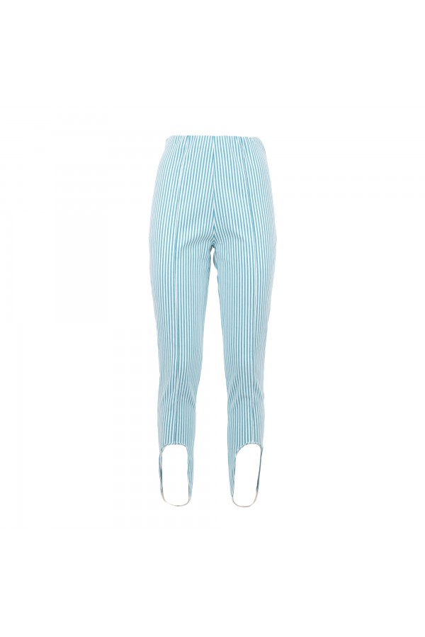 U R Ink MACAS514S3V9 PANTALONI BIANCO-CELESTE Vendite Flash