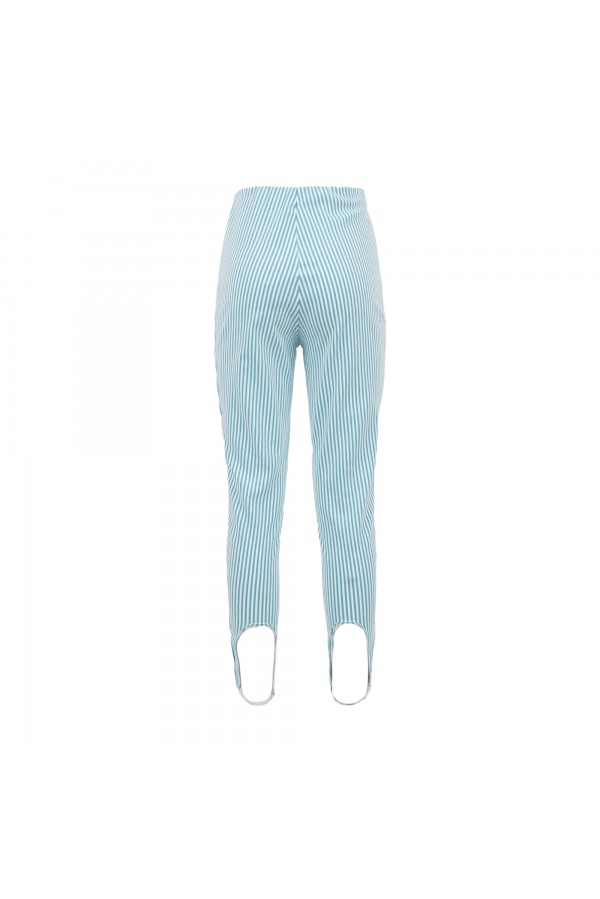 U R Ink MACAS514S3V9 PANTALONI BIANCO-CELESTE Vendite Flash