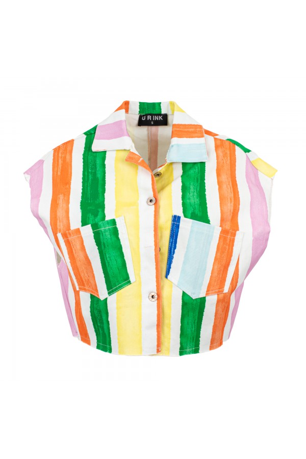U R Ink LUGO124S3C2 TOP e BODY MULTICOLORE In Saldo