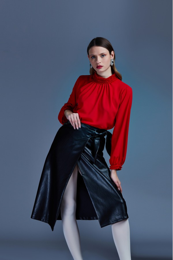 U R Ink SANTOS234W2Z4 CAMICIE e BLUSE ROSSO Offerta Anniversario